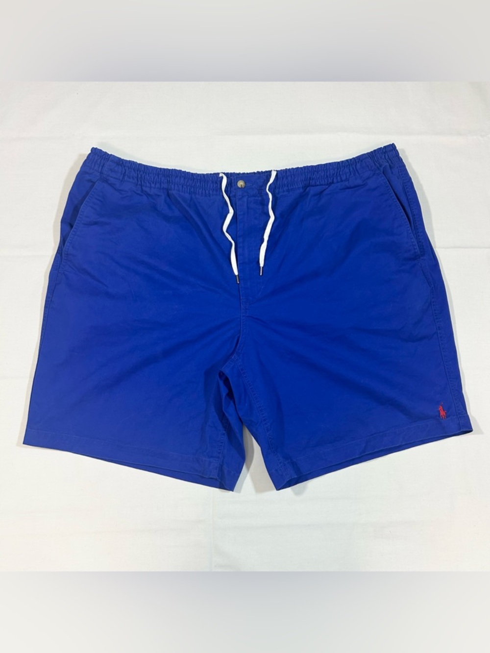 NWOT POLO RALPH LAUREN Men’s Sz 3XLT CHINO SHORTS TWILL STRETCH Classic Fit Blue
